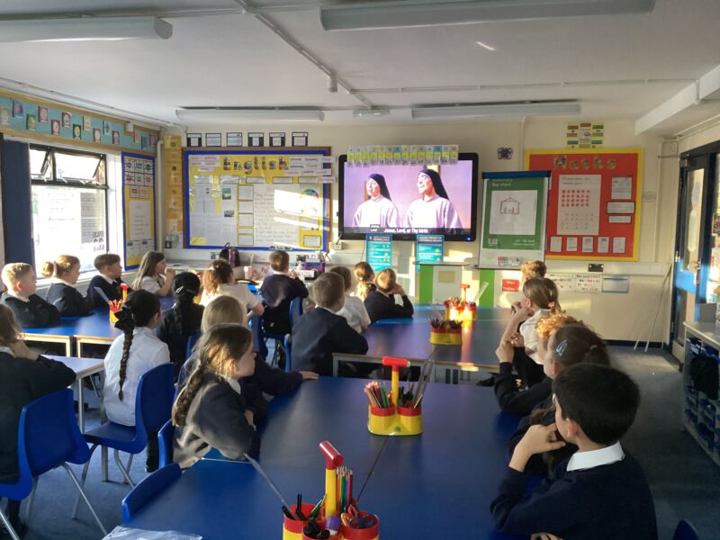 Image for the Tweet beginning: Year 4 enjoyed their online